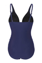 Load image into Gallery viewer, Rushed One Piece Swimsuit- Navy Blue
