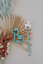 Load image into Gallery viewer, Pacifier Clips- Beaded/ Toast
