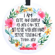 Load image into Gallery viewer, Cute Flower No Touching and Stroller Tag
