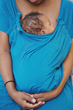 Load image into Gallery viewer, Blue Mommy Labor and Delivery/ Nursing Gown
