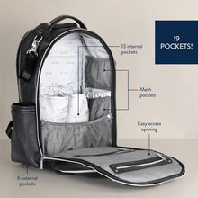 Load image into Gallery viewer, Noir Boss Plus- Backpack Diaper Bag
