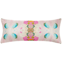 Load image into Gallery viewer, Monet’s Garden Pink Decorative Pillow: 14" x 20" Lumbar
