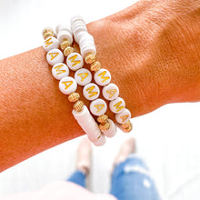 Load image into Gallery viewer, Mama Heishi Bracelets: Boy Mom
