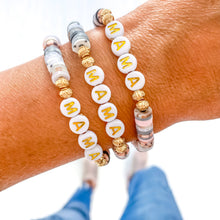 Load image into Gallery viewer, Mama Heishi Bracelets: Boy Mom
