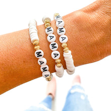 Load image into Gallery viewer, Mama Heishi Bracelets: Boy Mom
