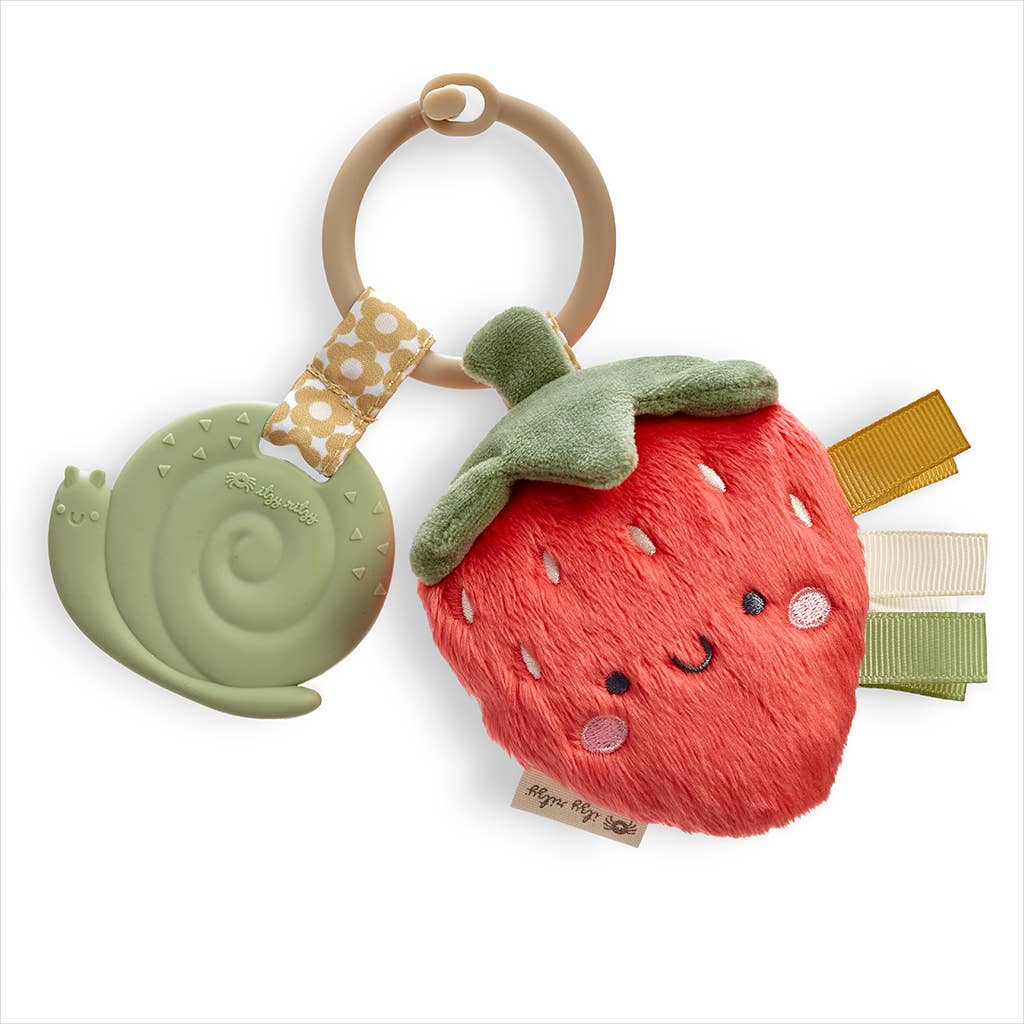 Strawberry Itzy Pal- Plush + Teether