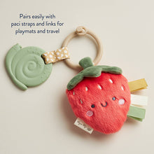 Load image into Gallery viewer, Strawberry Itzy Pal- Plush + Teether
