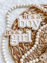 Load image into Gallery viewer, It’s A Boy- Gender Reveal Announcement Sign
