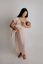 Load image into Gallery viewer, Heavenly Pink Knotted Gown: Gown &amp; Hat
