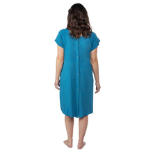 Load image into Gallery viewer, Blue Mommy Labor and Delivery/ Nursing Gown
