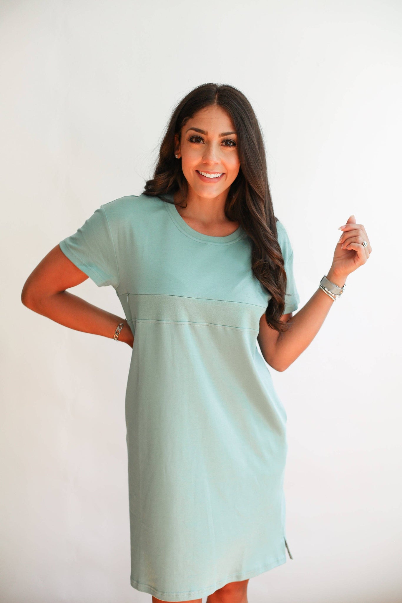 breastfeeding t shirt dress Classic Nursing T-Shirt Dress