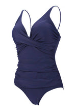 Load image into Gallery viewer, Rushed One Piece Swimsuit- Navy Blue
