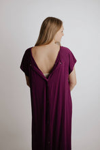 Load image into Gallery viewer, Plum Purple- Labor and Delivery/ Nursing Gown
