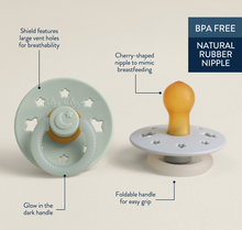Load image into Gallery viewer, Itzy Soother Natural Rubber Paci: Glow 0-6m

