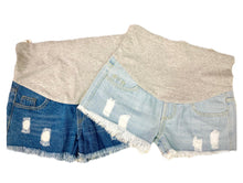 Load image into Gallery viewer, Ripped Detail Jean Shorts (Light &amp; Medium Wash)

