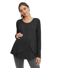 Load image into Gallery viewer, Charcoal Nursing Top
