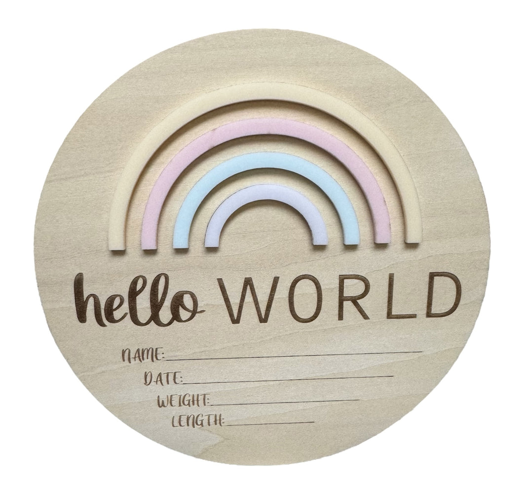 Hello World- Rainbow Sorbet