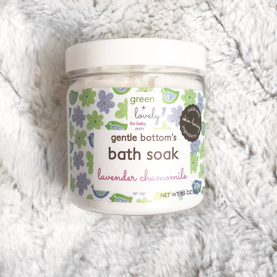 Gentle Bottom's Baby Bath Soak 9.5oz - Lavender Chamomile