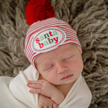 Load image into Gallery viewer, Striped Santa Baby Hat
