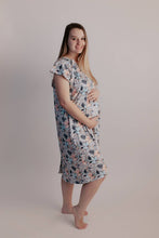 Load image into Gallery viewer, Flower Bloom Labor &amp; Delivery/ Nursing Gown
