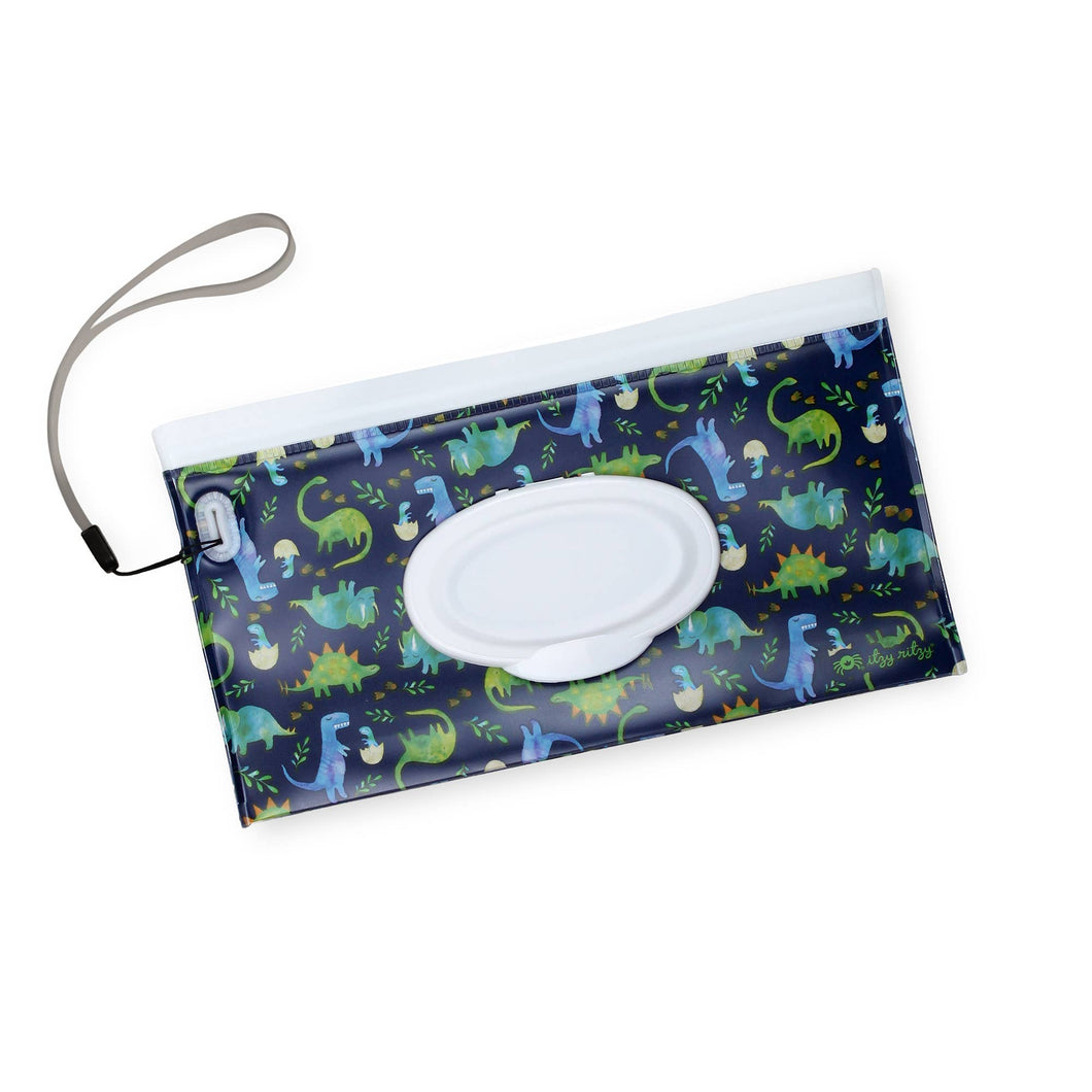 DINO- Travel Pouch Reusable Wipes Cases