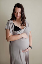 Load image into Gallery viewer, Harbor Mist- Labor &amp; Delivery Nursing Gown
