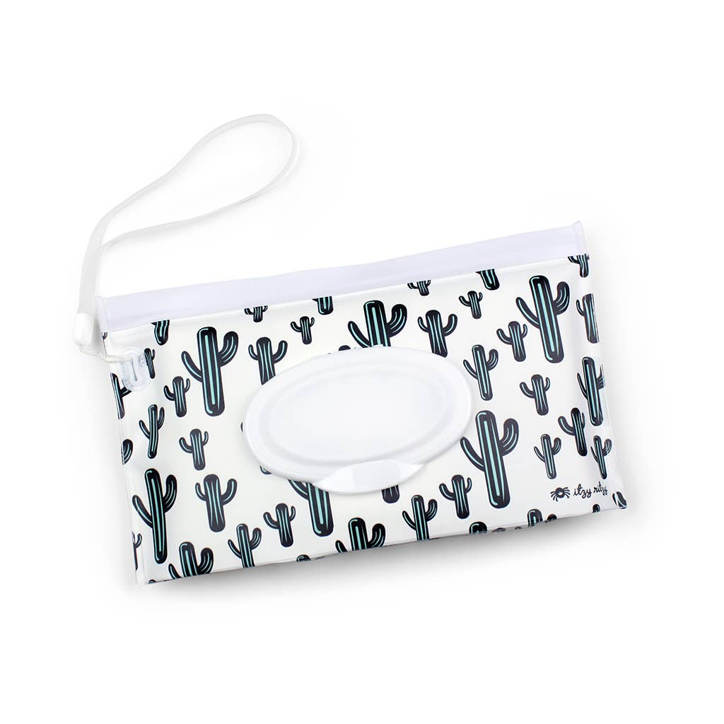 CACTUS- Take & Travel Reusable Wipes Pouch