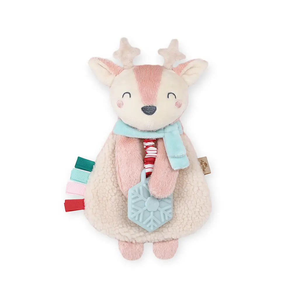 Holiday Pink Reindeer Itzy Lovey