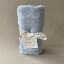 Load image into Gallery viewer, Muslin Swaddle Blanket (Dream Blue)
