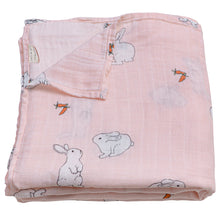 Load image into Gallery viewer, Bunny Swaddle Blanket
