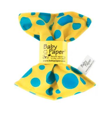 Baby Paper- Yellow& Blue Dots