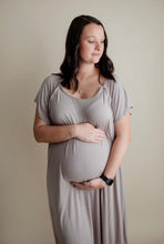 Load image into Gallery viewer, Harbor Mist- Labor &amp; Delivery Nursing Gown
