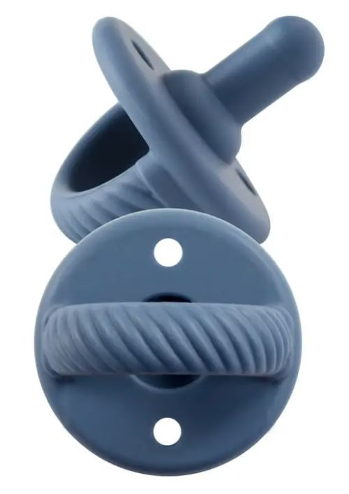 Sweetie Soother Pacifier Set- Navy Cable
