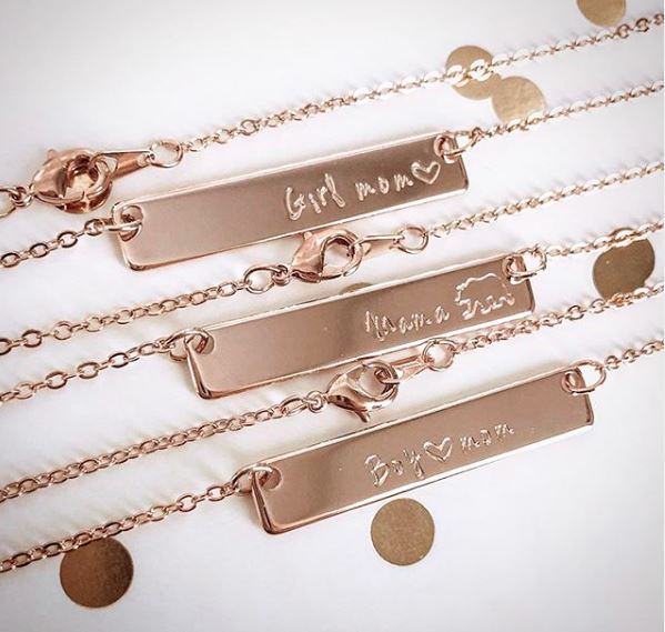 Stamped Necklaces for Mama's and More