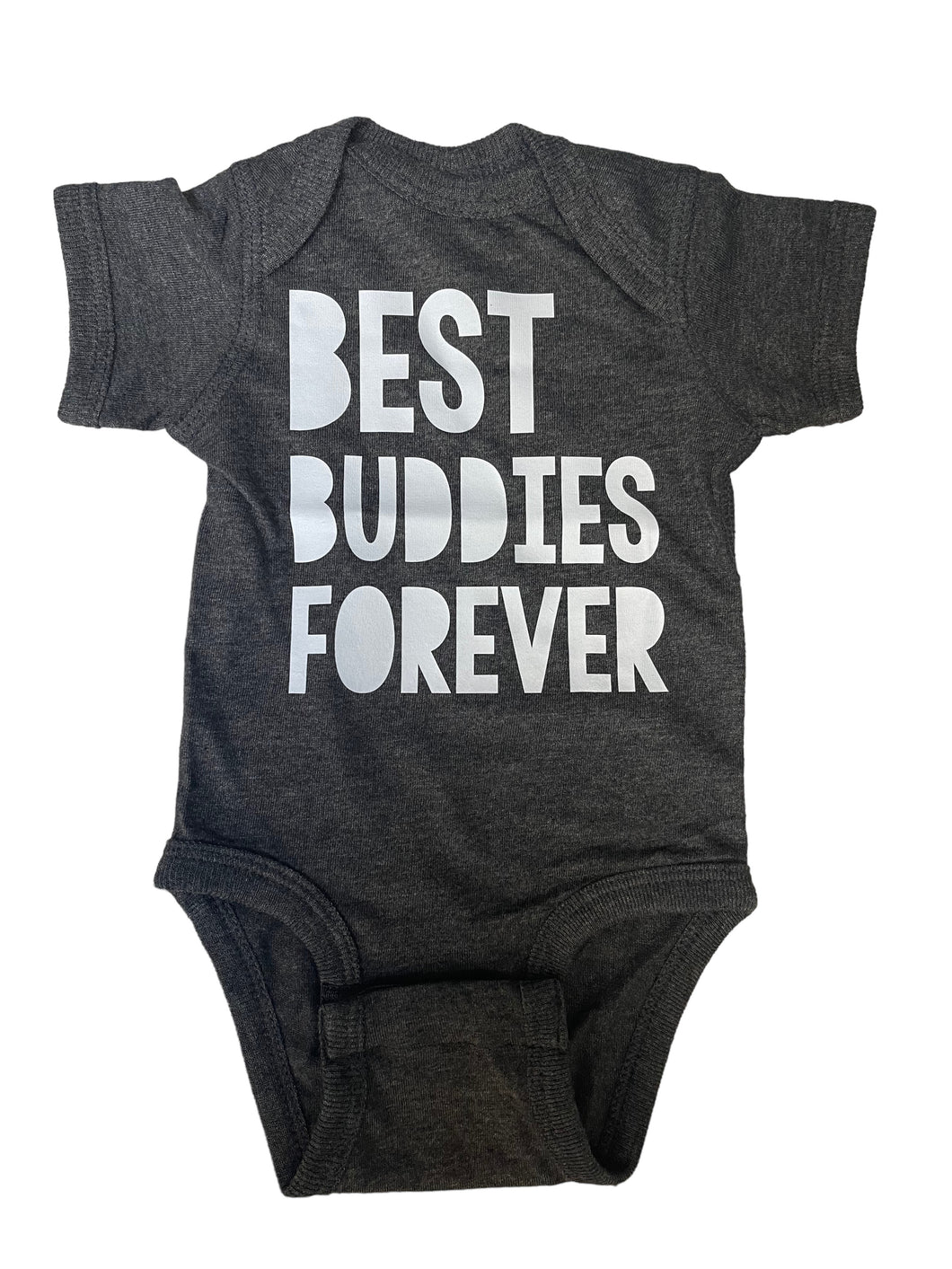 Best Buddies Forever OnesIe/ Grey-NB