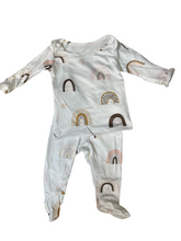 Load image into Gallery viewer, Rainbow Jammies Infant Pj&#39;s &amp; Lougewear with Bow (0-3M)
