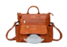 Load image into Gallery viewer, Diaper Bag Backpack: Brown
