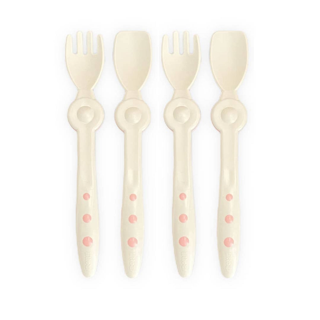 Baby Spoon & Fork Pink