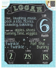 Load image into Gallery viewer, Baby Highlights Photo Sharing Chalkboard
