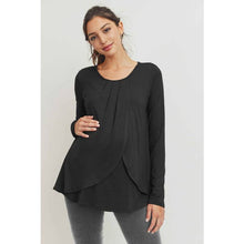 Load image into Gallery viewer, Charcoal Nursing Top
