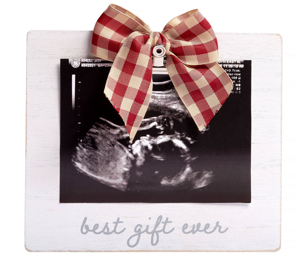 Sonogram Holiday Picture Frame