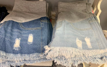 Load image into Gallery viewer, Ripped Detail Jean Shorts (Light &amp; Medium Wash)
