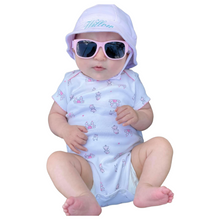 Load image into Gallery viewer, Pastel Pink Sun Hat(6-12M)
