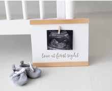 Load image into Gallery viewer, Sonogram Love at First Sight Keepsake Frame
