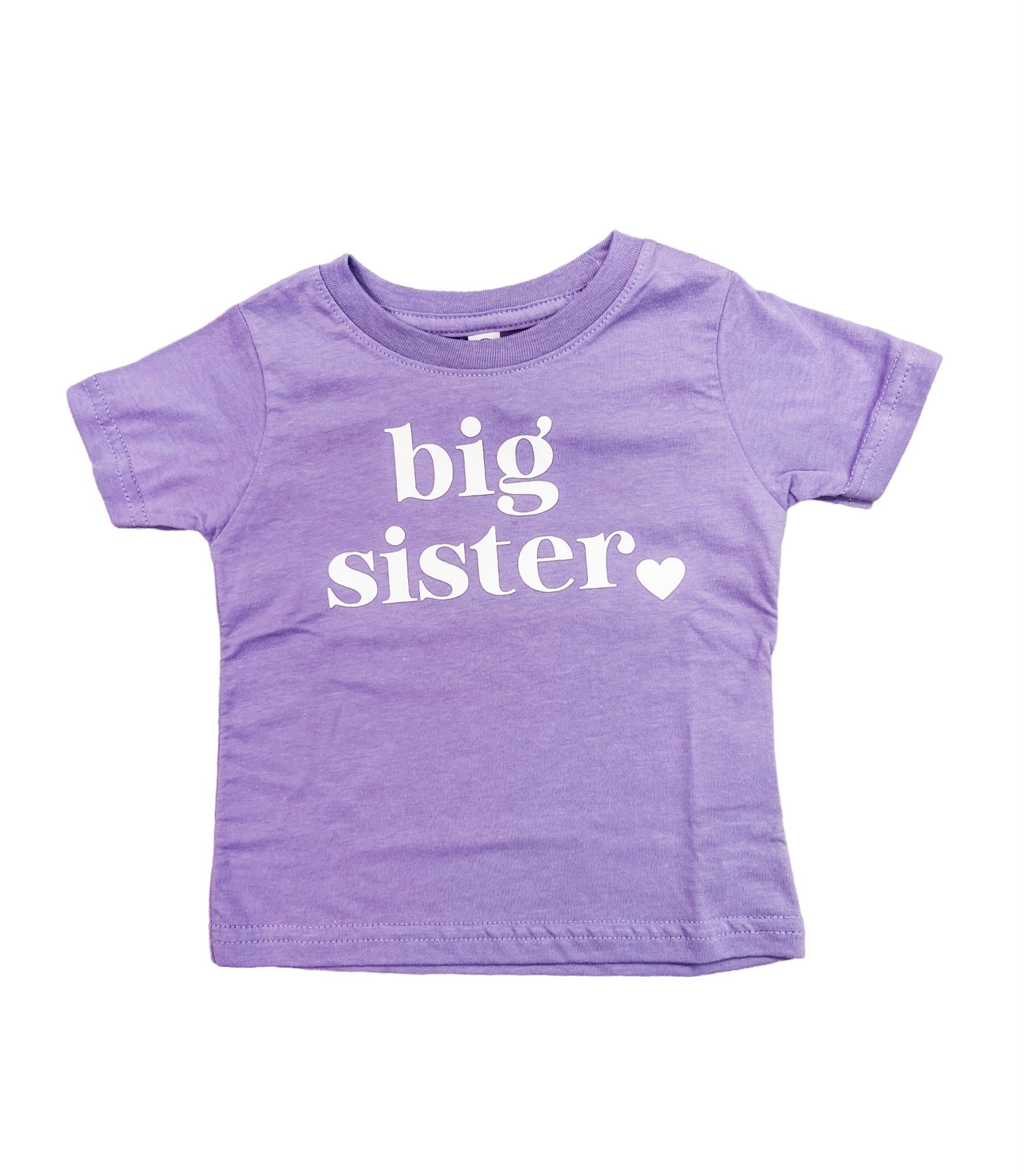 Big Sister Shirt- Purple – My Little Bean 4D Maternity Baby