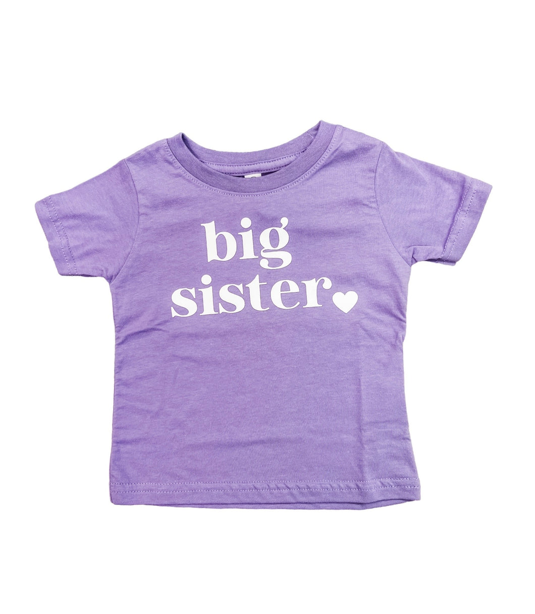 Big Sister Shirt- Purple