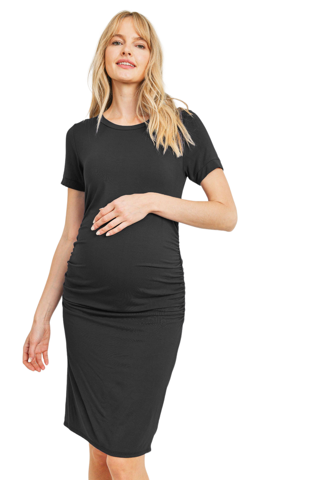 Heavy Modal Basic Maternity Dress