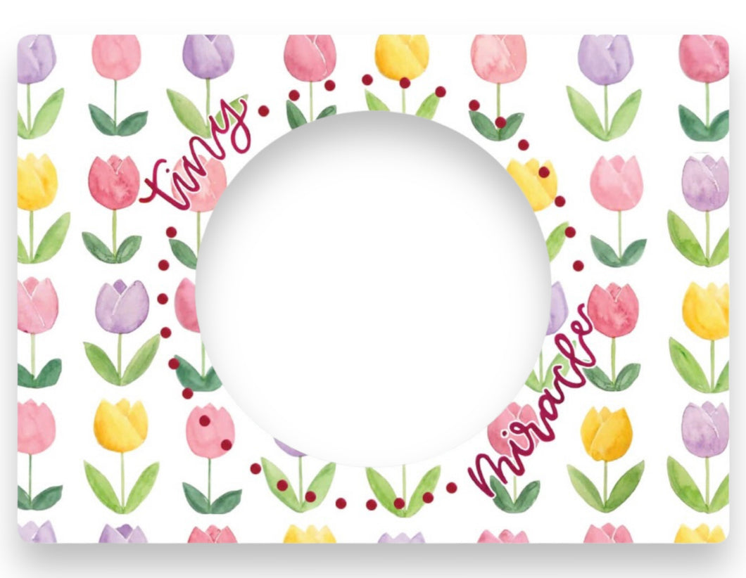Magnetic Ultrasound Photo Frame- Tulips