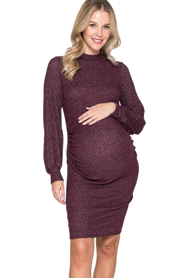 Burgundy Long Sleeve Dress Burgundy Long Sleeve Dress