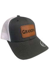 Load image into Gallery viewer, Grey/White Back- Custom Name Hats
